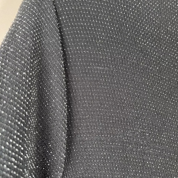 MICHAEL KORS Dark Gray Silver Evening Dress Boat Neck Size Medium - Picture 8 of 8